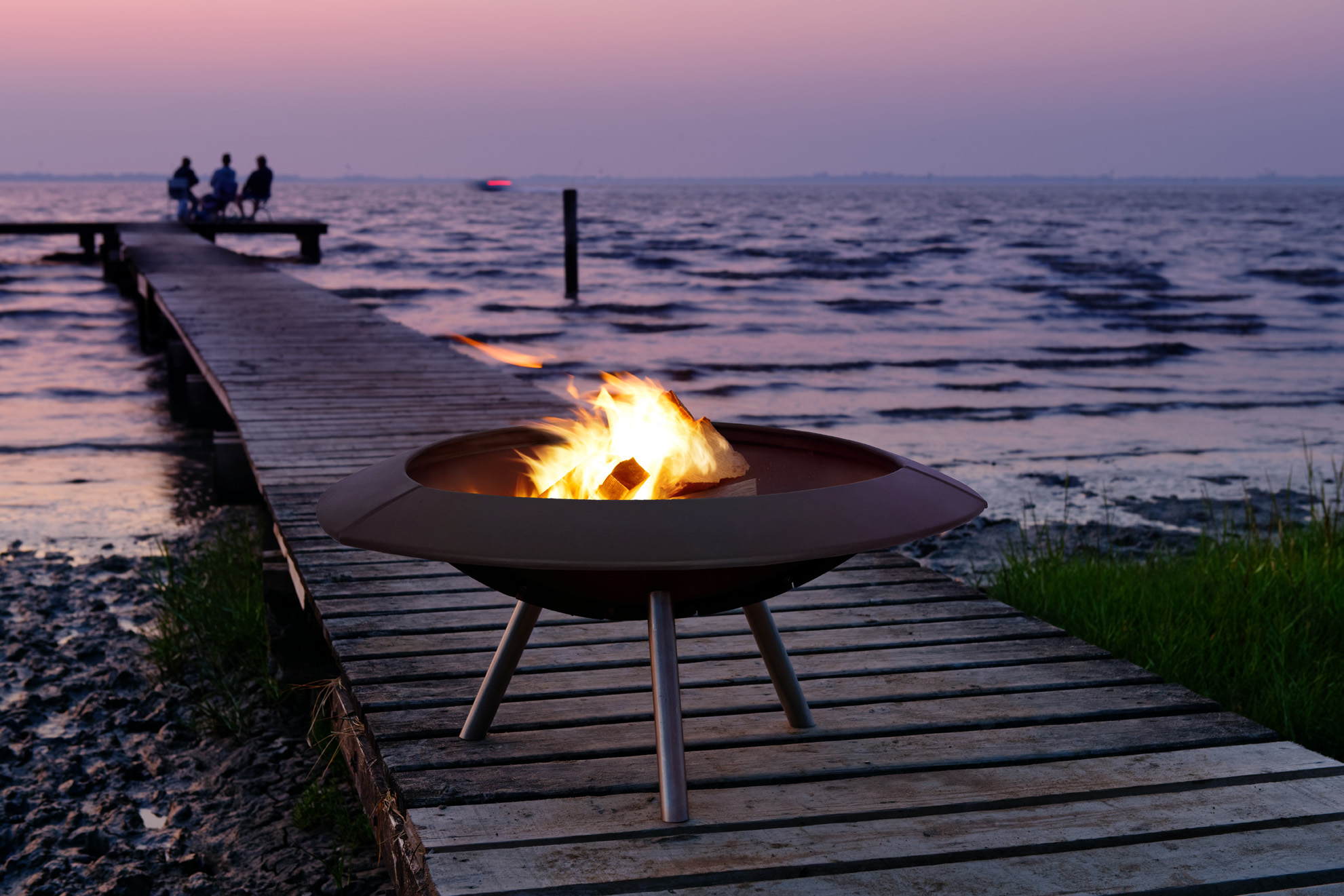 OutFire Guss-Feuerschale TRIGON